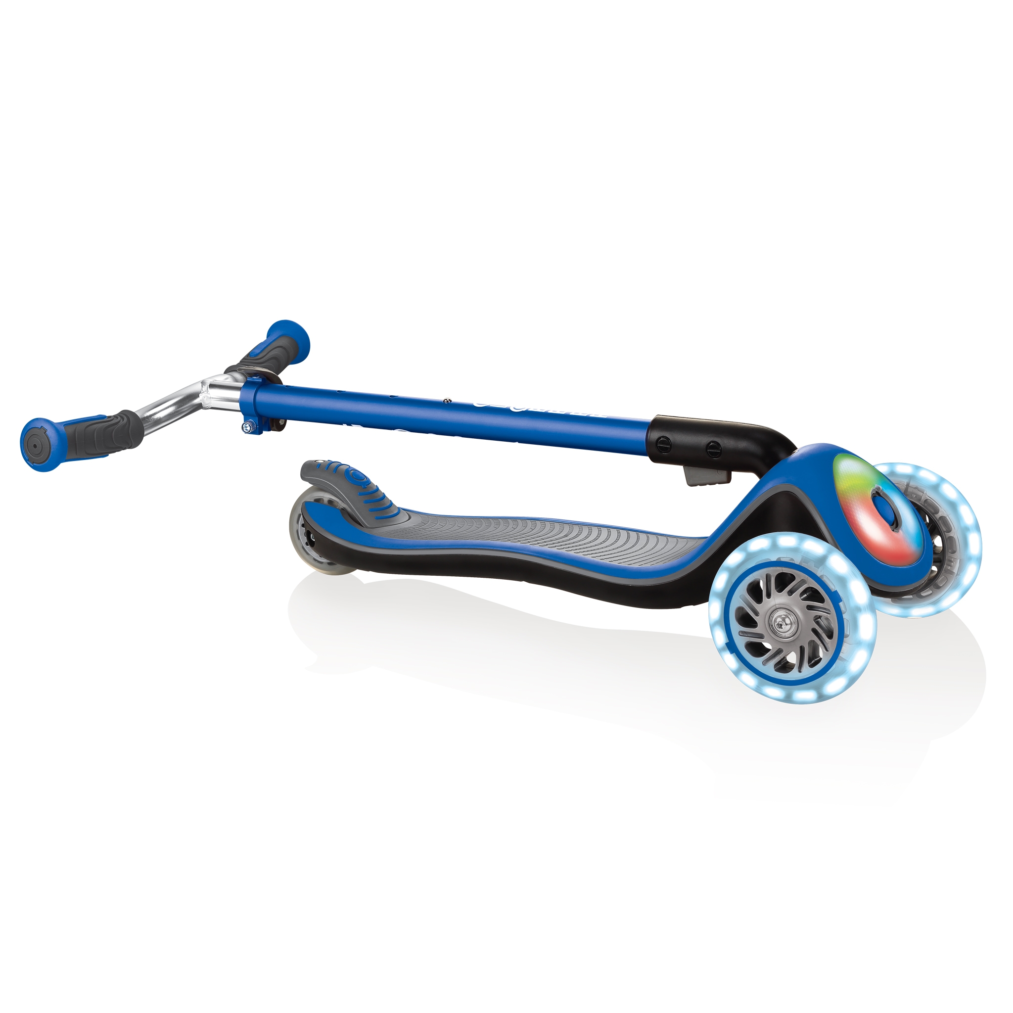 Globber-ELITE-PRIME-easy-foldable-3-wheel-scooter-for-kids-aged-3+-navy-blue 4