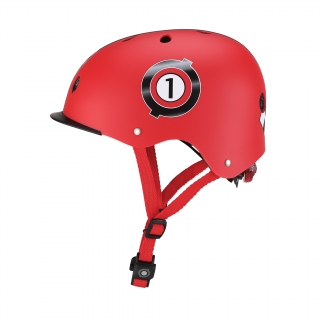 ELITE-helmets-scooter-helmets-for-kids-with-adjustable-helmet-knob-new-red thumbnail 1