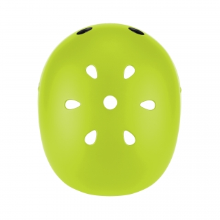 PRIMO-helmets-best-scooter-helmets-for-kids-with-air-vents-cooling-system-lime-green thumbnail 3