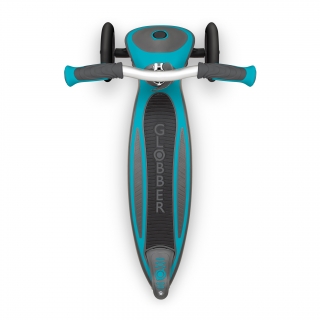 Globber-MASTER-3-wheel-foldable-scooter-for-kids-with-extra-wide-anti-slip-deck-for-comfortable-rides_teal thumbnail 0