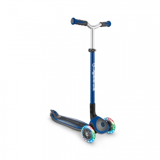 Globber-MASTER-LIGHTS-premium-3-wheel-foldable-light-up-scooter-for-kids-aged-4-to-14_dark-blue thumbnail 4