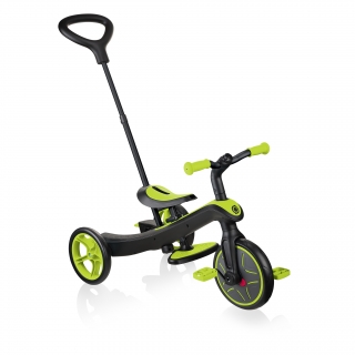 Globber-EXPLORER-TRIKE-3in1-all-in-one-baby-tricycle-and-kids-balance-bike-stage1-guided-trike_lime-green thumbnail 0