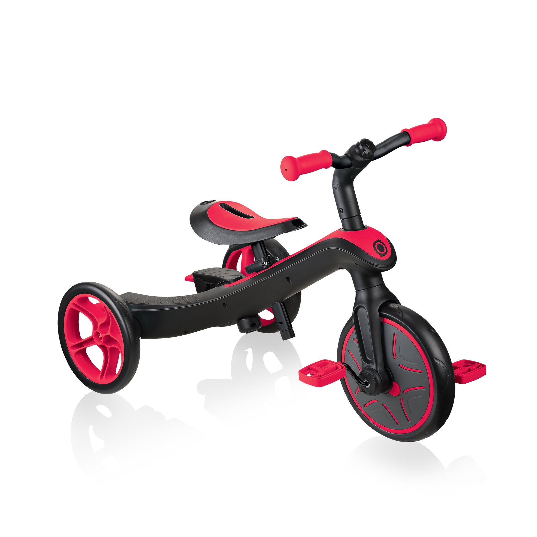 Globber-EXPLORER-TRIKE-3in1-all-in-one-baby-tricycle-and-kids-balance-bike-stage-2-training-trike_new-red 1