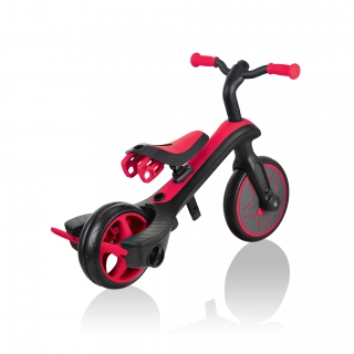 Globber-EXPLORER-TRIKE-3in1-all-in-one-baby-tricycle-and-kids-balance-bike-with-smart-pedal-storage_new-red thumbnail 6