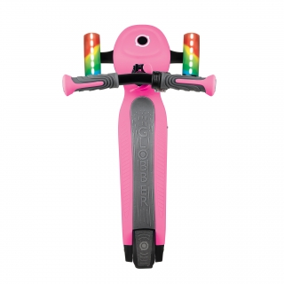 Globber-ONE-K-E-MOTION-4-award-winning-3-wheel-adjustable-electric-scooter-for-kids-with-wide-deck_neon-pink thumbnail 1