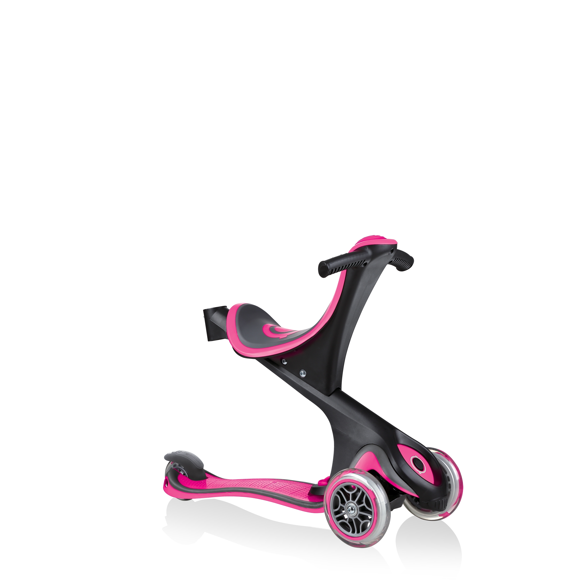 GO-UP-COMFORT-scooter-with-seat-walking-bike-deep-pink 2