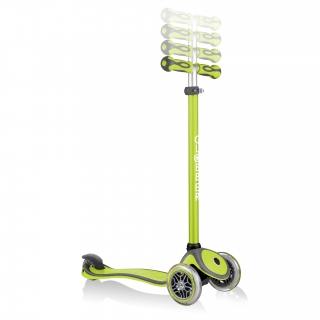 GO-UP-COMFORT-scooter-with-seat-4-height-adjustable-T-bar-lime-green thumbnail 5