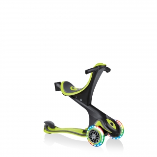 GO-UP-COMFORT-LIGHTS-scooter-with-seat-walking-bike-lime-green thumbnail 2