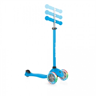 PRIMO-LIGHTS-3-wheel-scooter-for-kids-with-3-height-adjustable-T-bar_sky-blue thumbnail 2