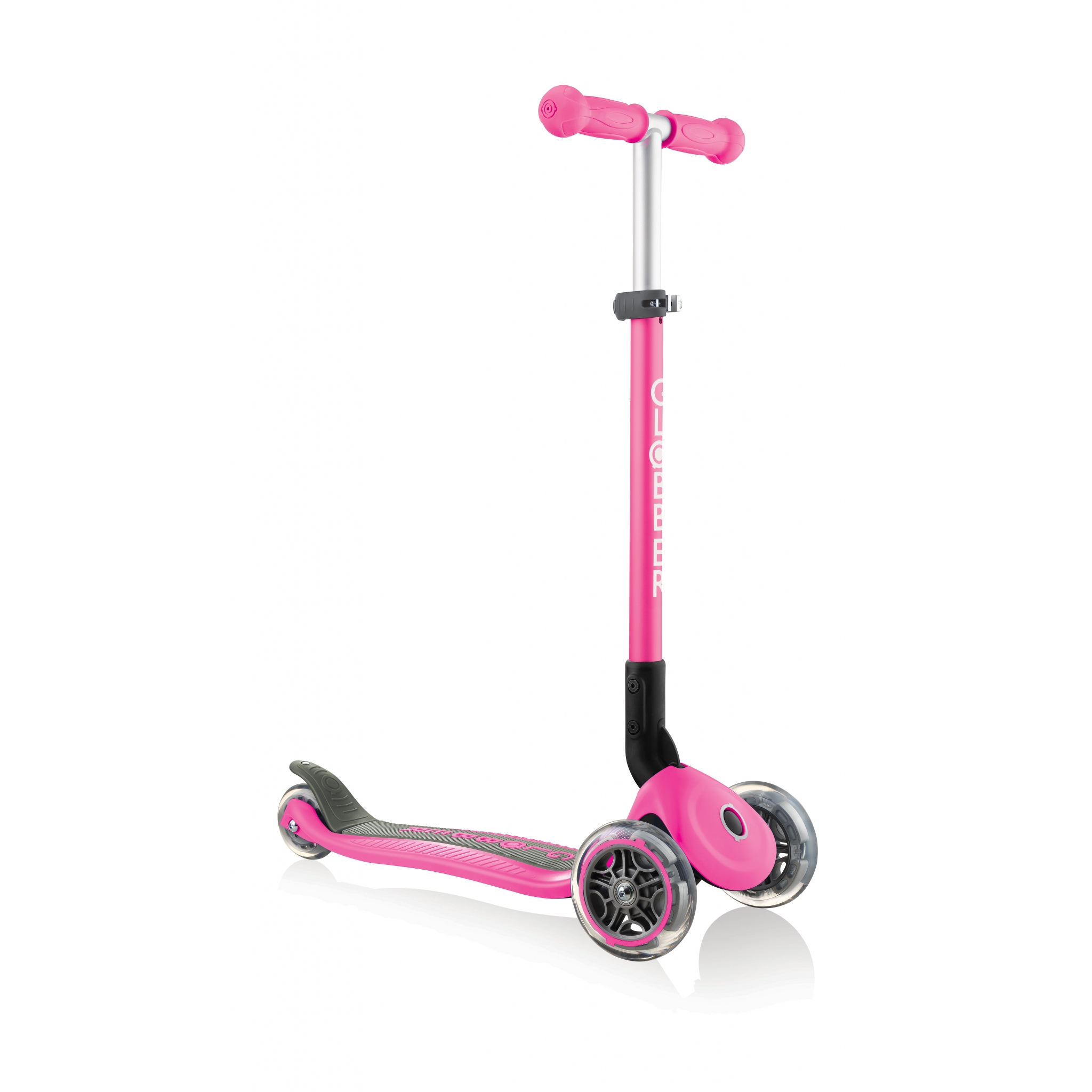 PRIMO-FOLDABLE-3-wheel-foldable-scooter-for-kids-neon-pink 2