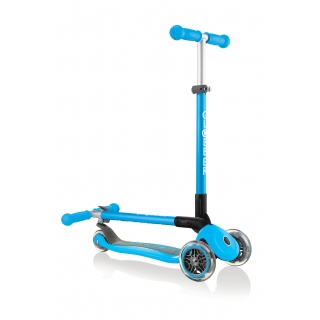 PRIMO-FOLDABLE-3-wheel-fold-up-scooter-for-kids-sky-blue thumbnail 0