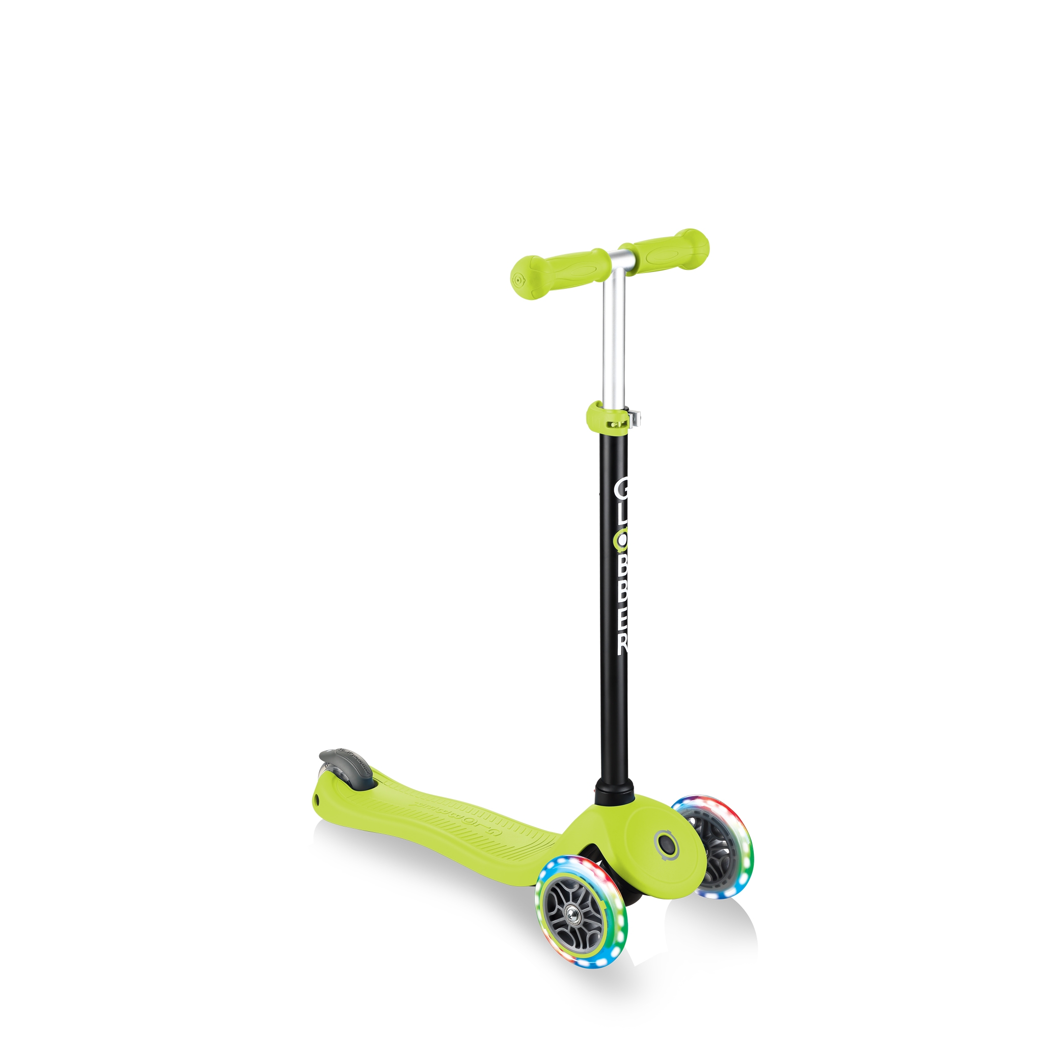 GO-UP-SPORTY-PLUS-LIGHTS-scooter-with-seat-scooter-mode_lime-green 4