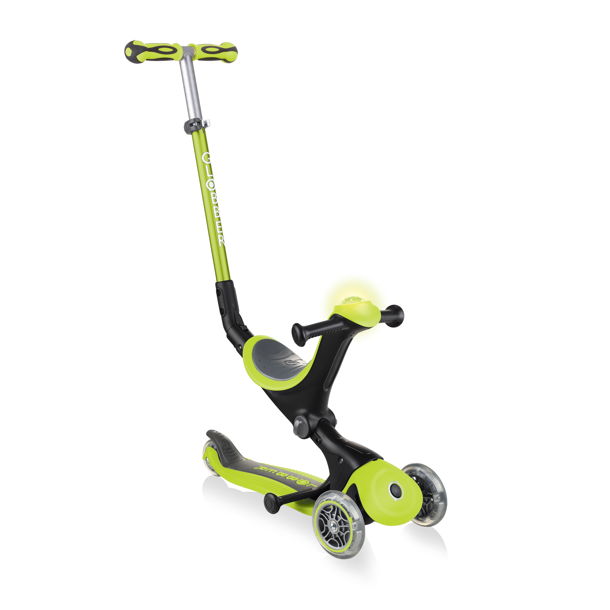 GO-UP-DELUXE-PLAY-ride-on-walking-bike-scooter-with-light-and-sound-module-lime-green 0