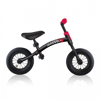 GO-BIKE-AIR-toddler-balance-bike-with-robust-steel-frame-and-shock-absorbing-rubber-tyres_black-red thumbnail 5