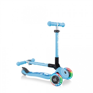 Foldable-3-wheel-scooter-for-toddlers-Globber-JUNIOR-FOLDABLE-FANTASY-LIGHTS thumbnail 4