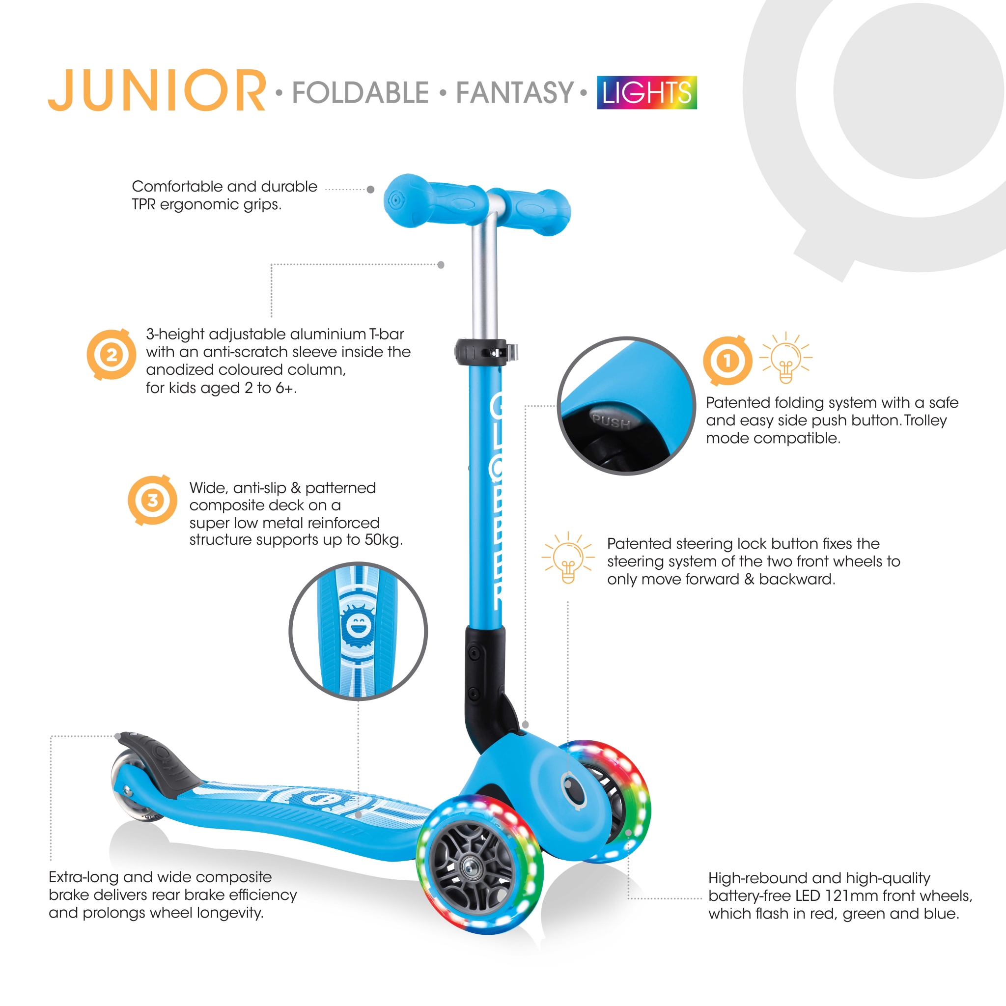 junior-foldable-fantasy-lights-3-wheel-scooter-for-2-year-old 6