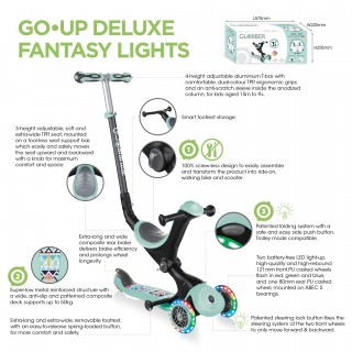 Scooter-with-seat-for-toddlers-Globber-GO-UP-DELUXE-FANTASY-LIGHTS thumbnail 1