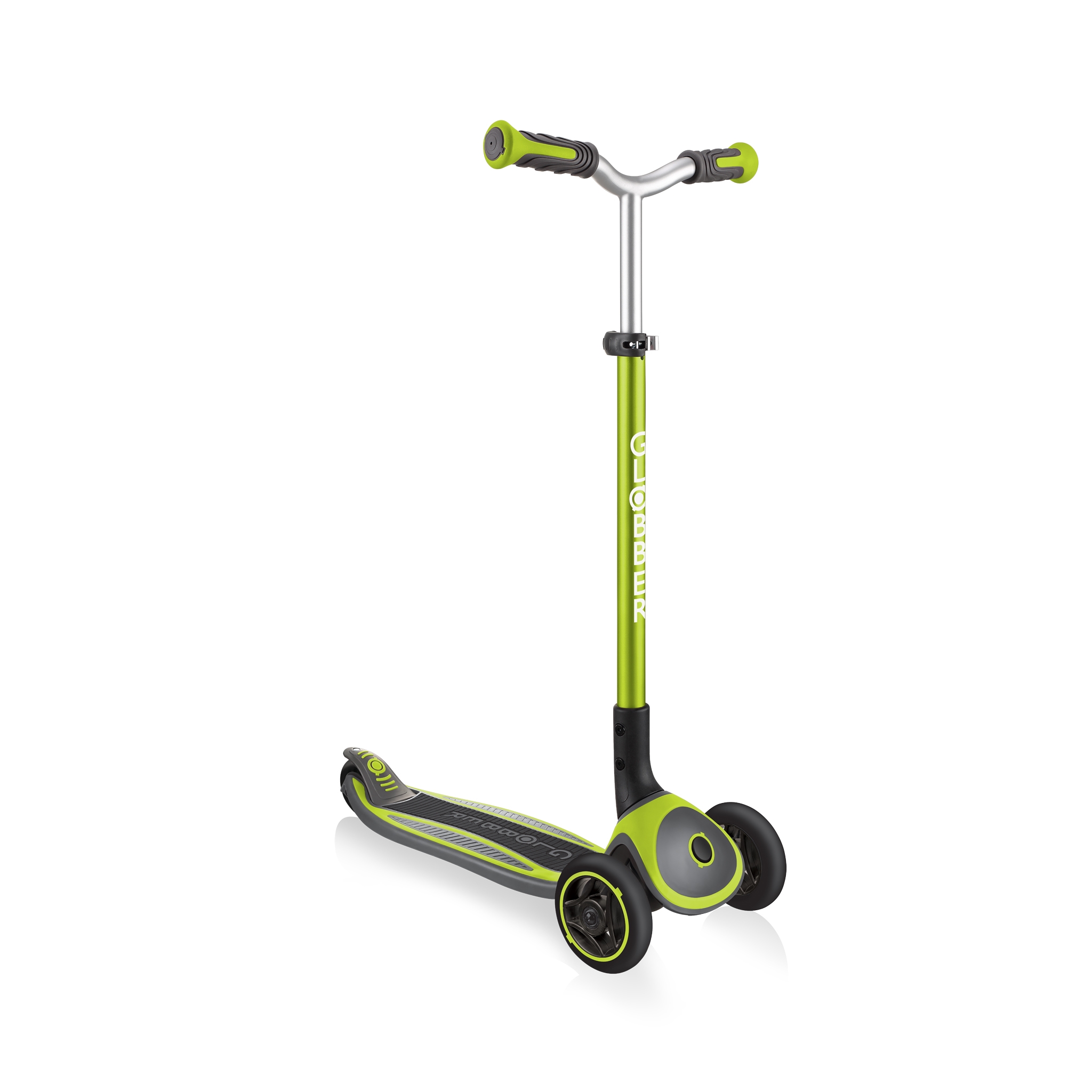 Globber-MASTER-premium-3-wheel-foldable-scooters-for-kids-aged-4-to-14_green 1