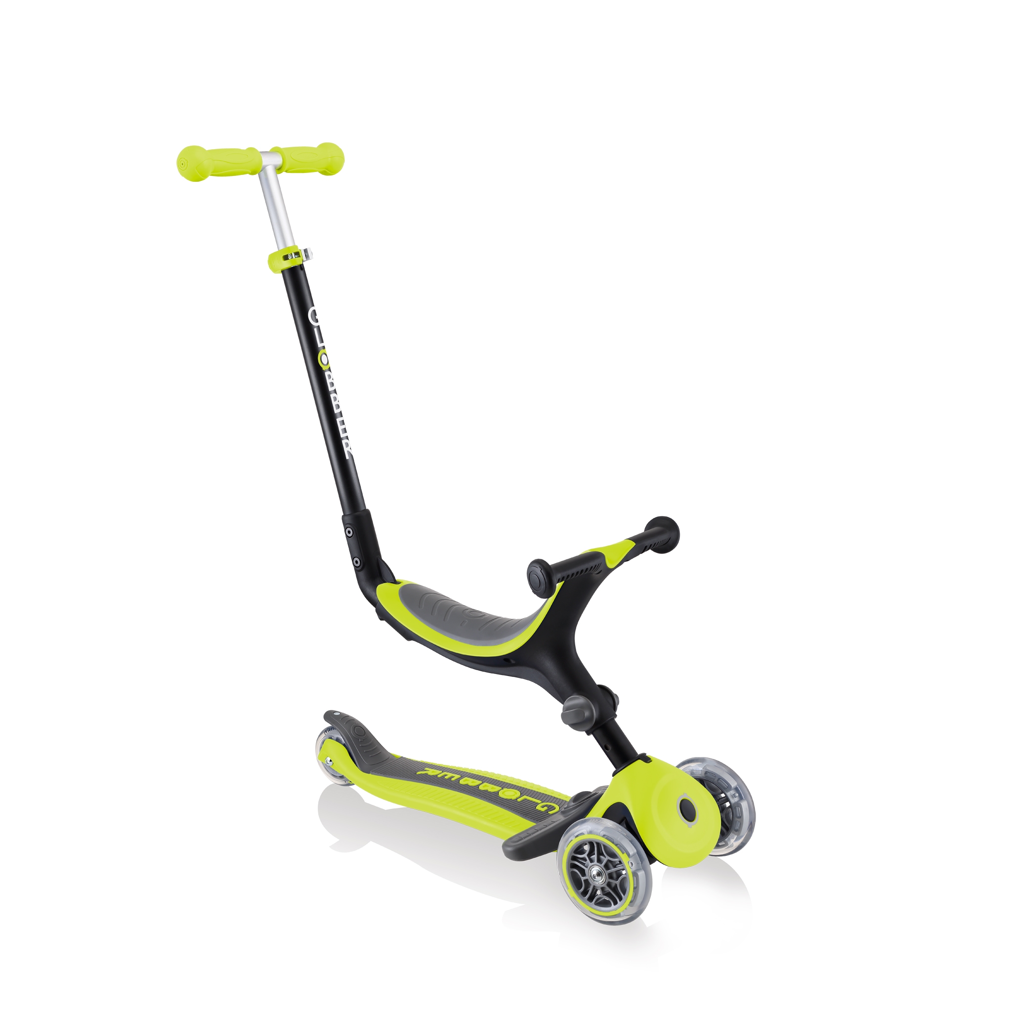 Globber-GO-UP-FOLDABLE-PLUS-3-in-1-scooter-for-toddlers-ride-on-mode 0
