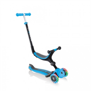 Globber-GO-UP-FOLDABLE-PLUS-LIGHTS-3-in-1-light-up-scooter-for-toddlers-ride-on-mode thumbnail 0