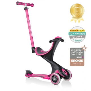 GO-UP-COMFORT-scooter-with-seat-with-extra-wide-seat-deep-pink thumbnail 0