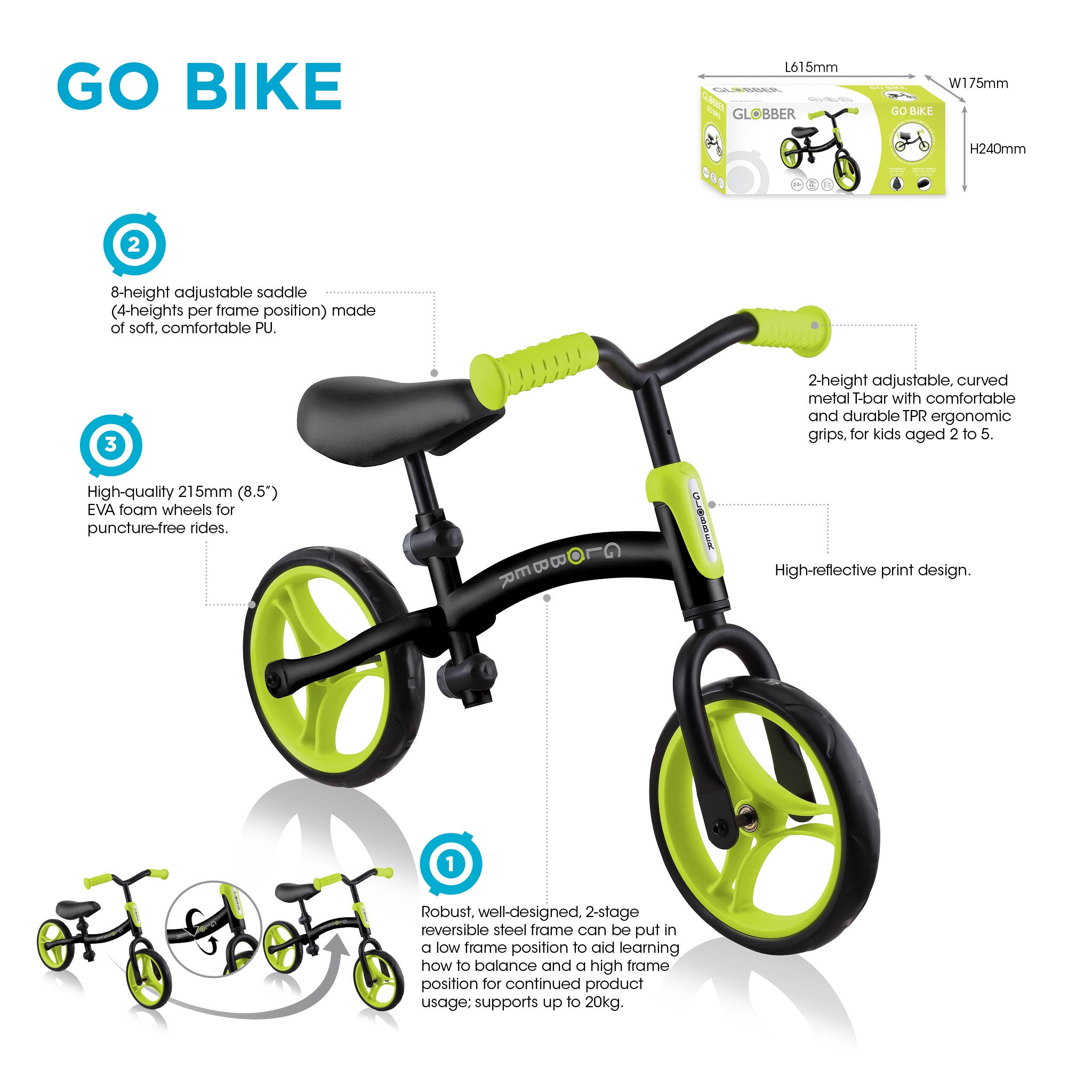 GO BIKE-adjustable-balance-bike-for-toddlers 2