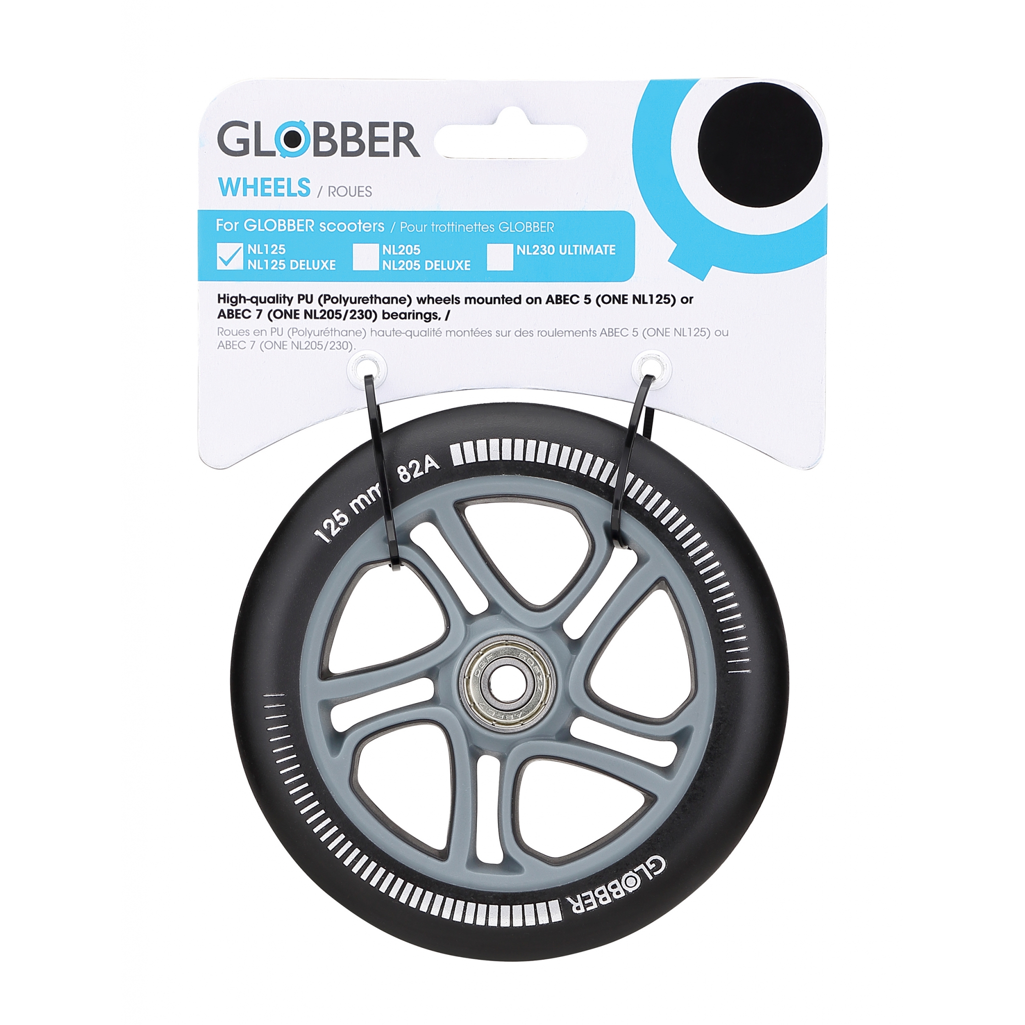 125mm wheel spare part for Globber ONE NL 125 scooter 0