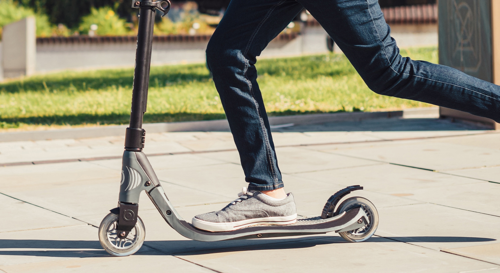 robust design – aluminium supported scooters
