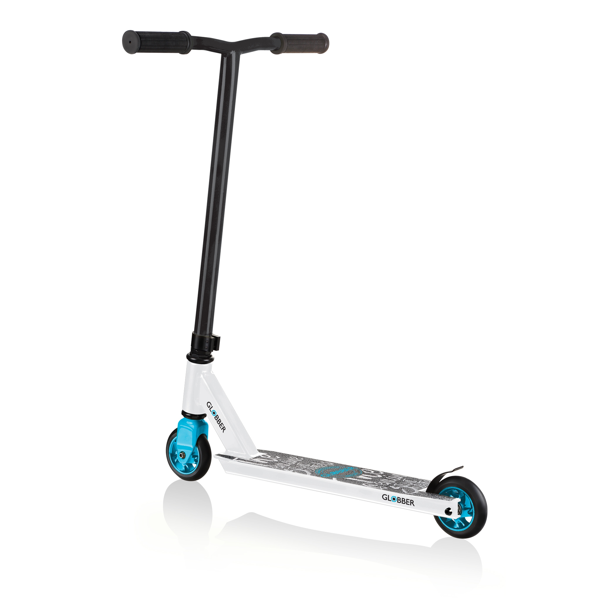 Patinete globber stunt scooter GS negro y rojo