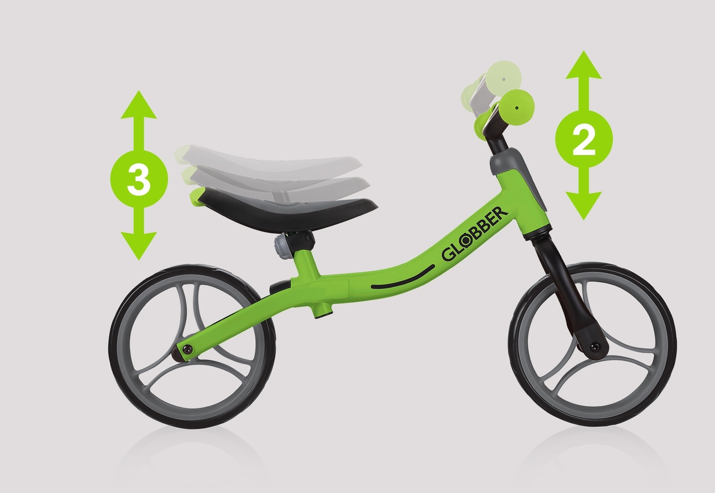 Adjustable balance bike for kids
