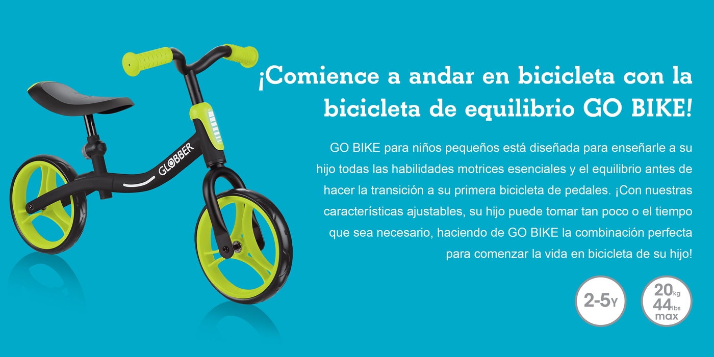 GO BIKE toddler bike teaches your child all essential motor skills