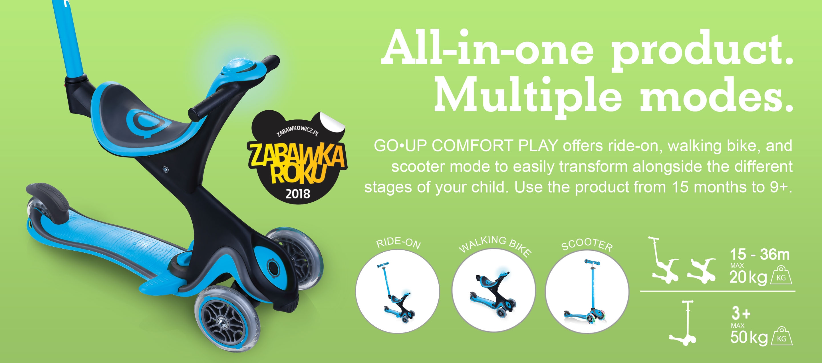 All-in-one product. Multiple modes. 