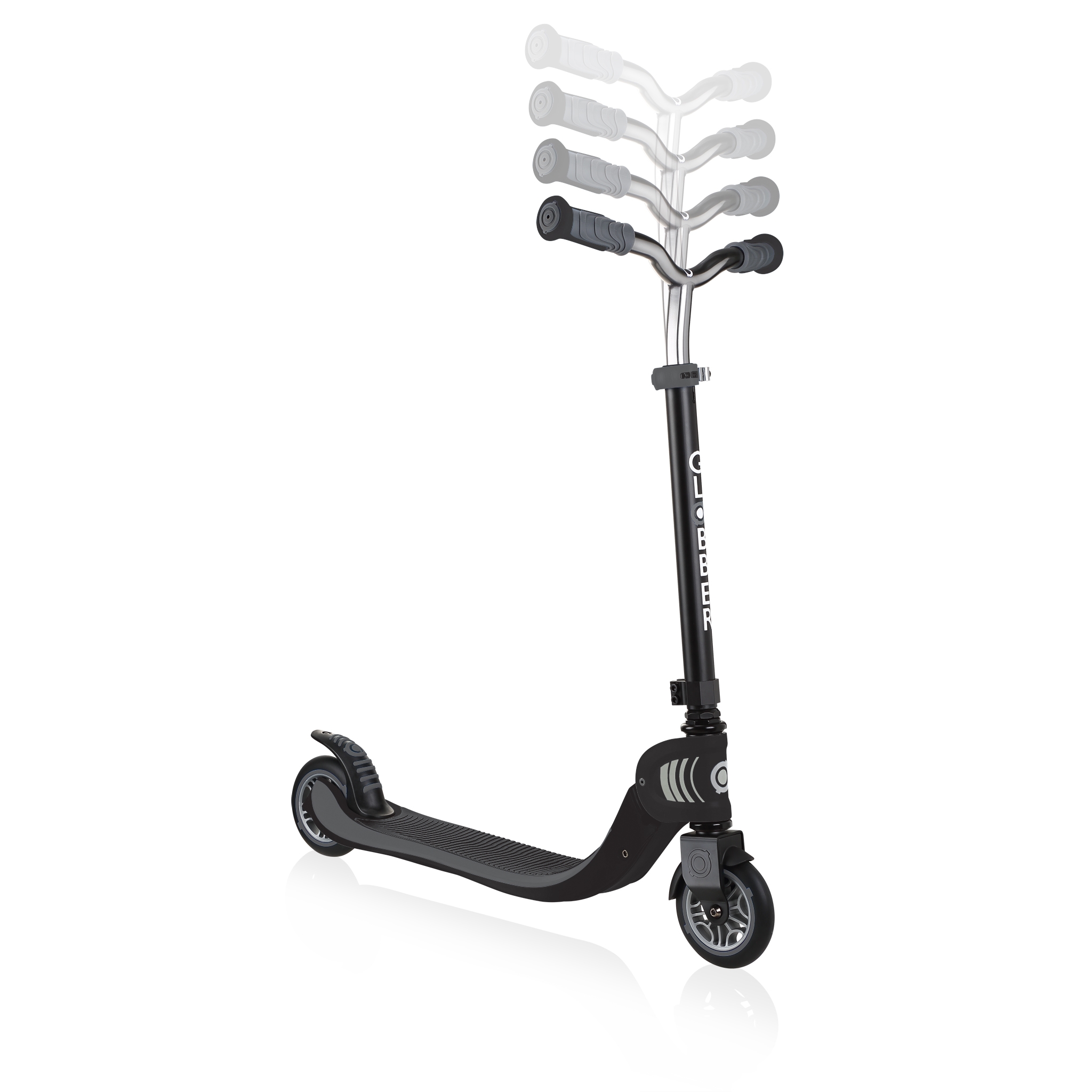 FLOW-FOLDABLE-125-2-wheel-scooter-for-kids-with-adjustable-t-bar-black 2