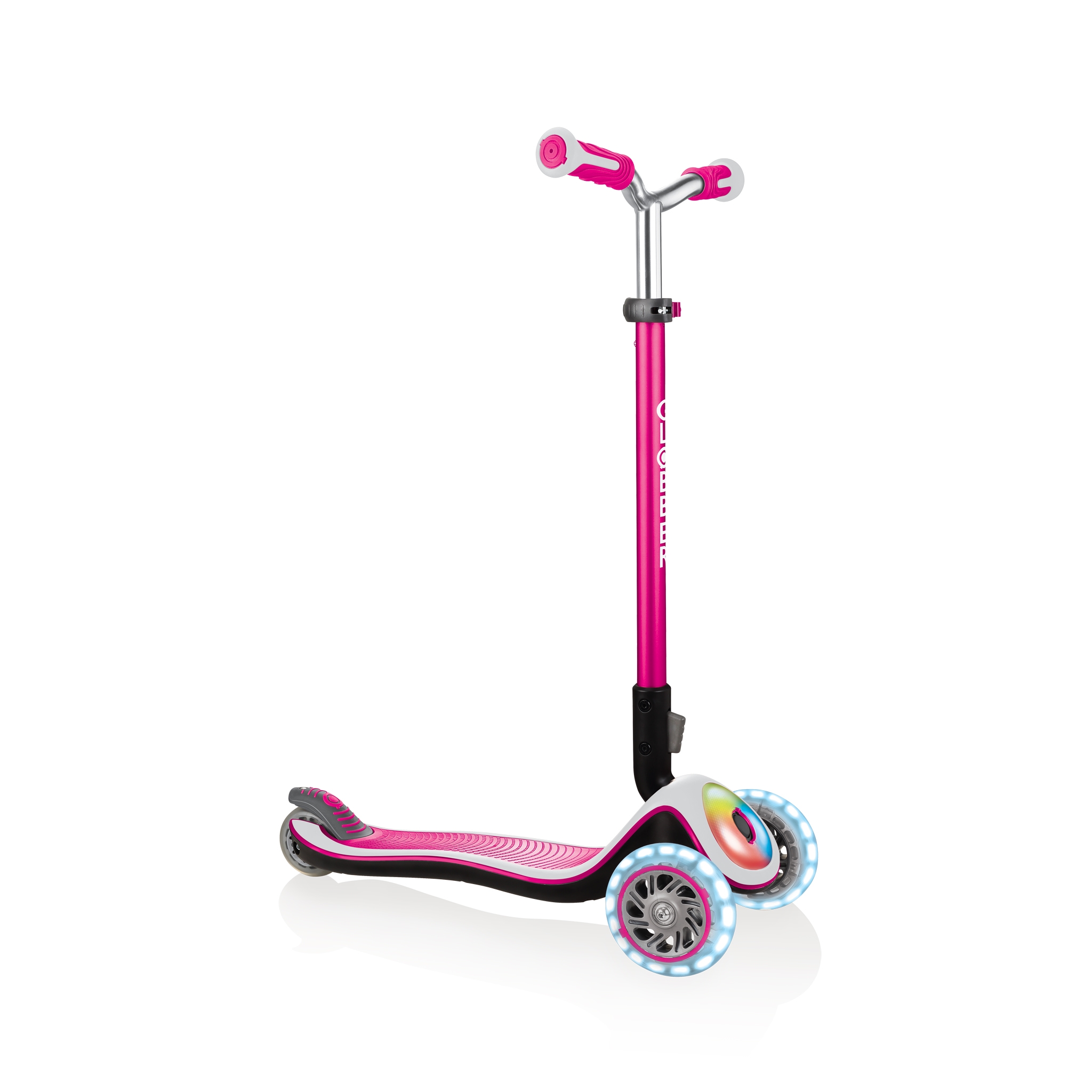 Globber-ELITE-PRIME-best-3-wheel-foldable-scooter-for-kids-aged-3+-pink 0
