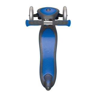 Globber-ELITE-DELUXE-3-wheel-foldable-scooter-for-kids-with-extra-wide-scooter-deck-navy-blue thumbnail 4