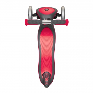 Globber-ELITE-DELUXE-3-wheel-foldable-scooter-for-kids-with-extra-wide-scooter-deck-new-red thumbnail 4
