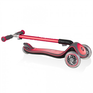 Globber-ELITE-DELUXE-Best-3-wheel-foldable-scooter-for-kids-new-red thumbnail 3