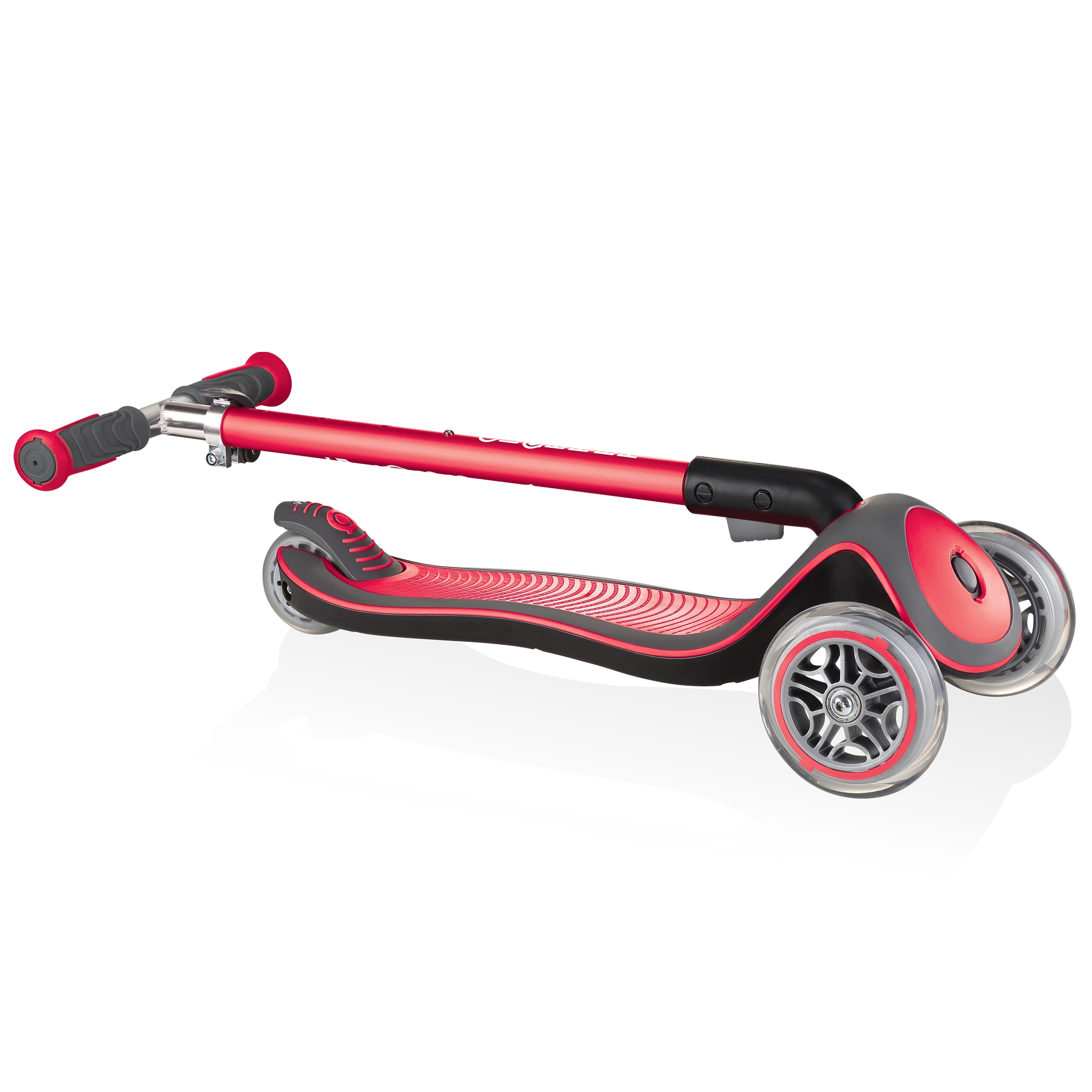 Globber-ELITE-DELUXE-Best-3-wheel-foldable-scooter-for-kids-new-red 3