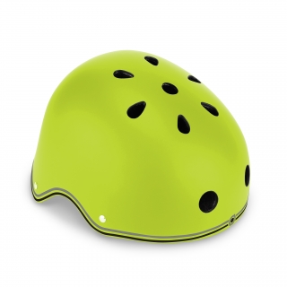 PRIMO-helmets-scooter-helmets-for-kids-in-mold-polycarbonate-outer-shell-lime-green thumbnail 0