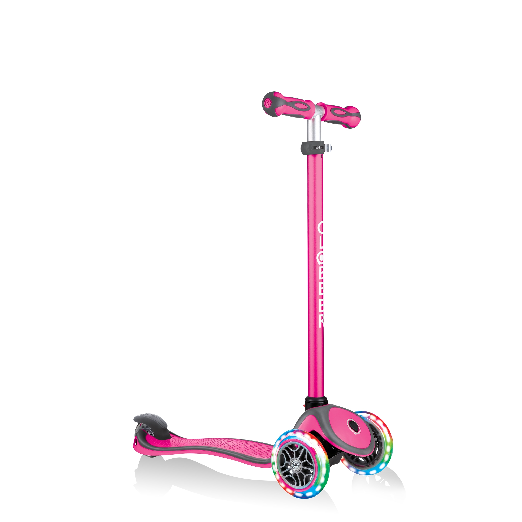 GO-UP-COMFORT-LIGHTS-scooter-with-seat-with-adjustable-T-bar-deep-pink 4