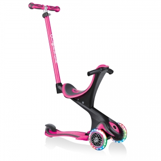 GO-UP-COMFORT-LIGHTS-scooter-with-seat-with-extra-wide-seat-deep-pink thumbnail 0