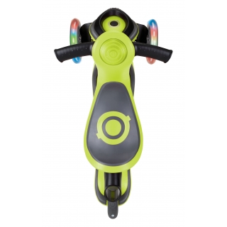 GO-UP-COMFORT-LIGHTS-scooter-with-seat-extra-wide-seat-for-maximum-comfort-lime-green thumbnail 3