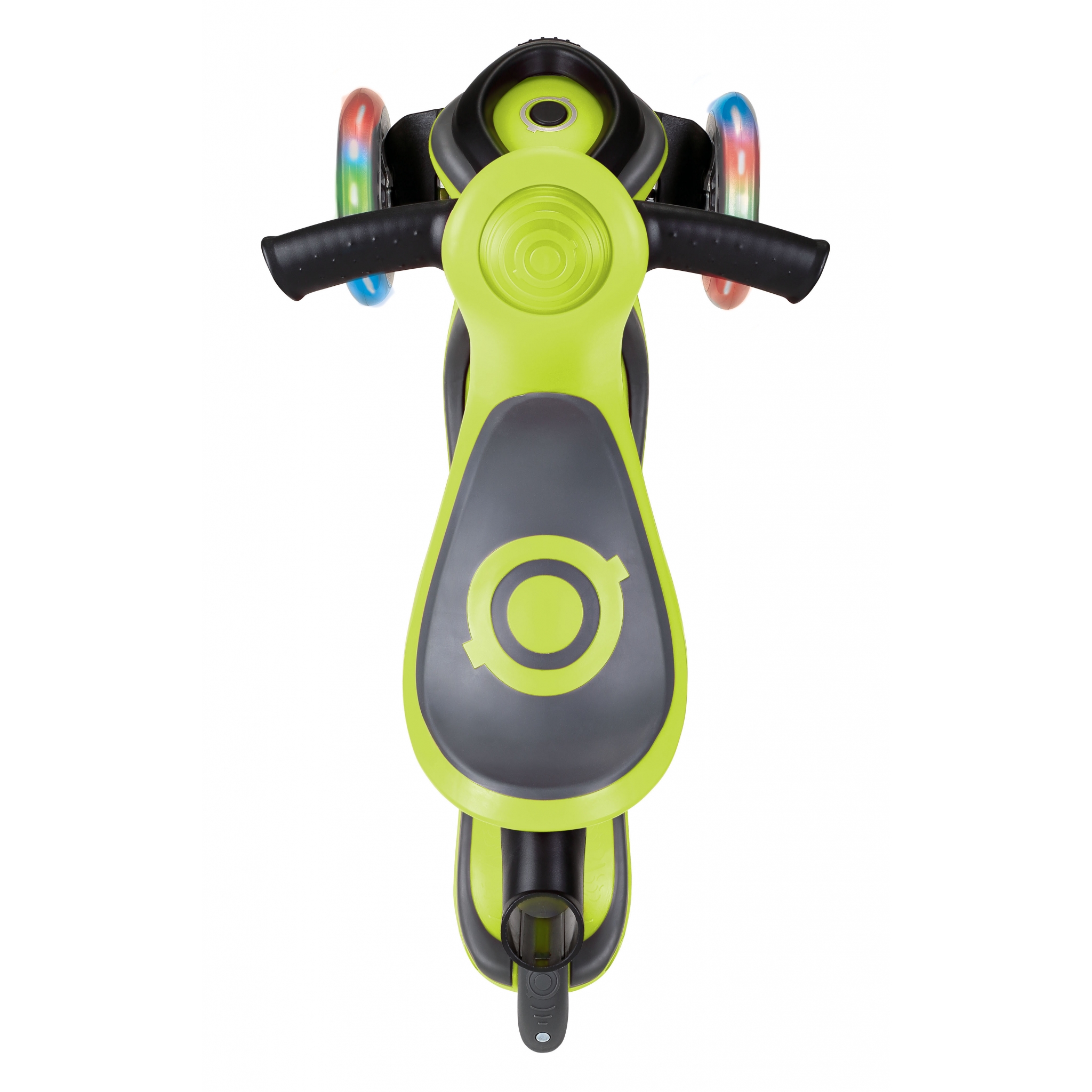 GO-UP-COMFORT-LIGHTS-scooter-with-seat-extra-wide-seat-for-maximum-comfort-lime-green 3