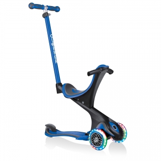GO-UP-COMFORT-LIGHTS-scooter-with-seat-with-extra-wide-seat-navy-blue thumbnail 0