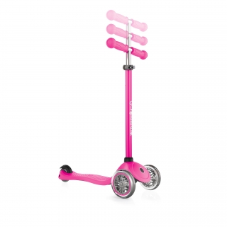 PRIMO-3-wheel-scooter-for-kids-with-3-height-adjustable-T-bar_deep-pink thumbnail 2