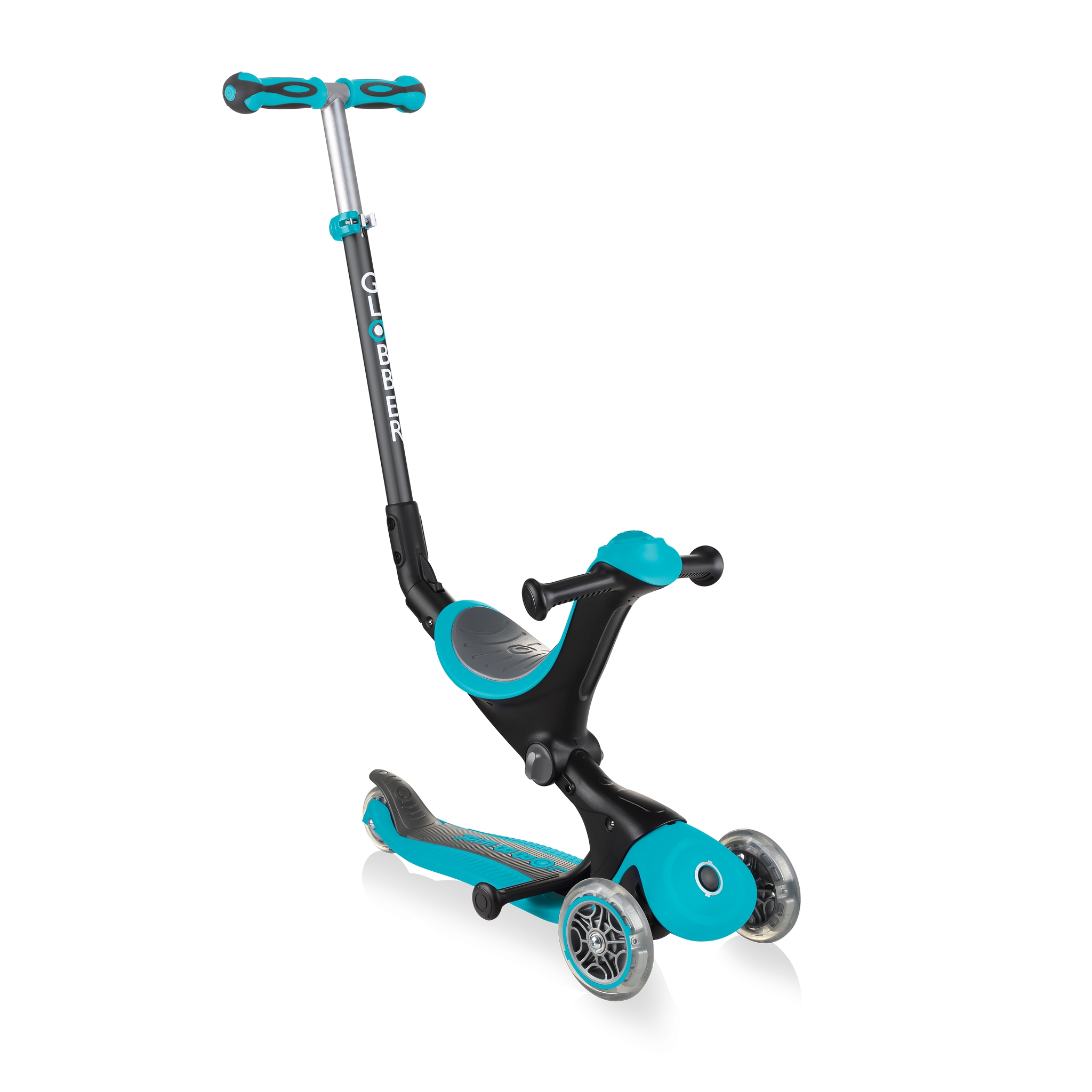 GO-UP-DELUXE-ride-on-walking-bike-scooter-teal 0