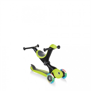 GO-UP-DELUXE-LIGHTS-walking-bike-mode-with-light-up-wheels-lime-green thumbnail 3