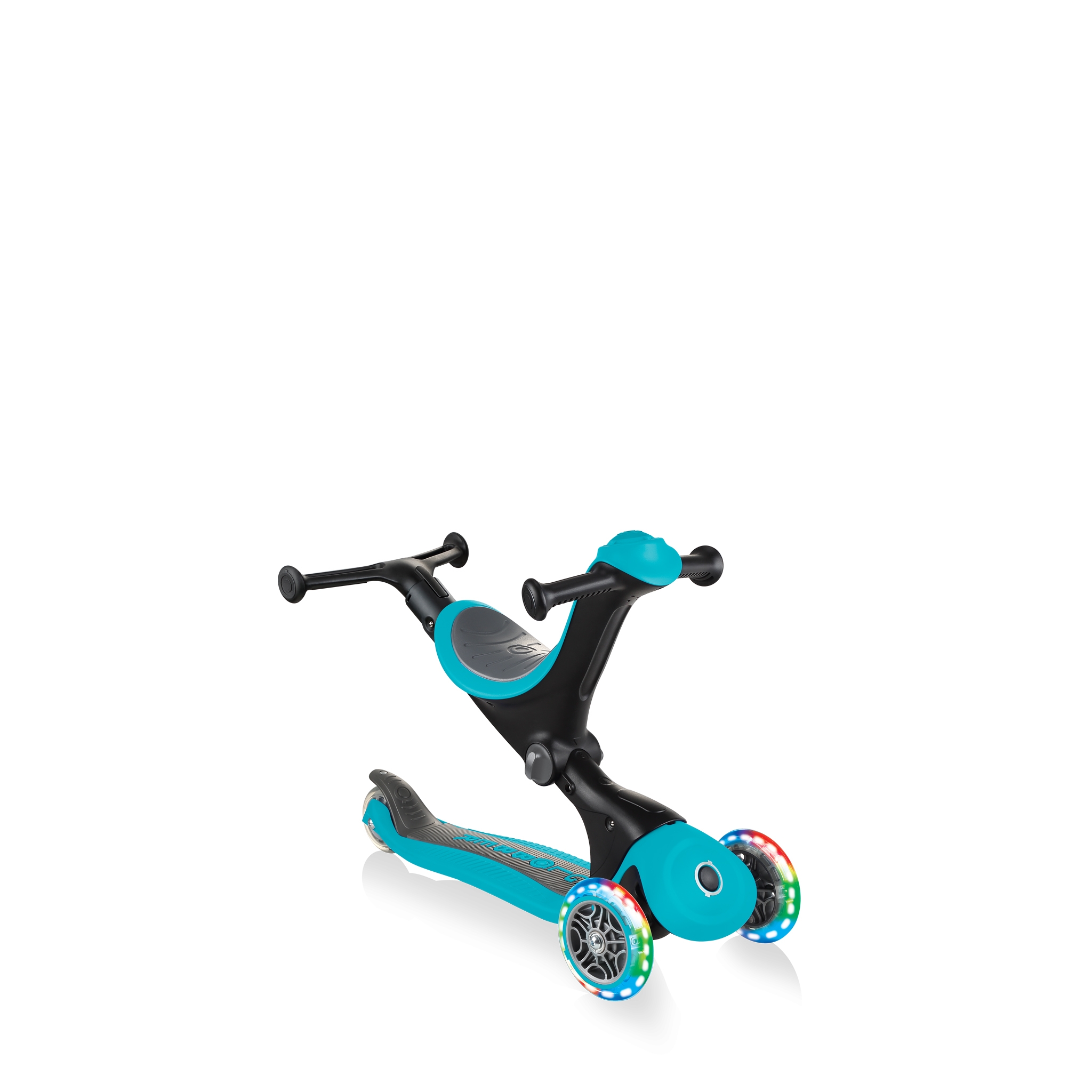 GO-UP-DELUXE-LIGHTS-walking-bike-mode-with-light-up-wheels-teal 3