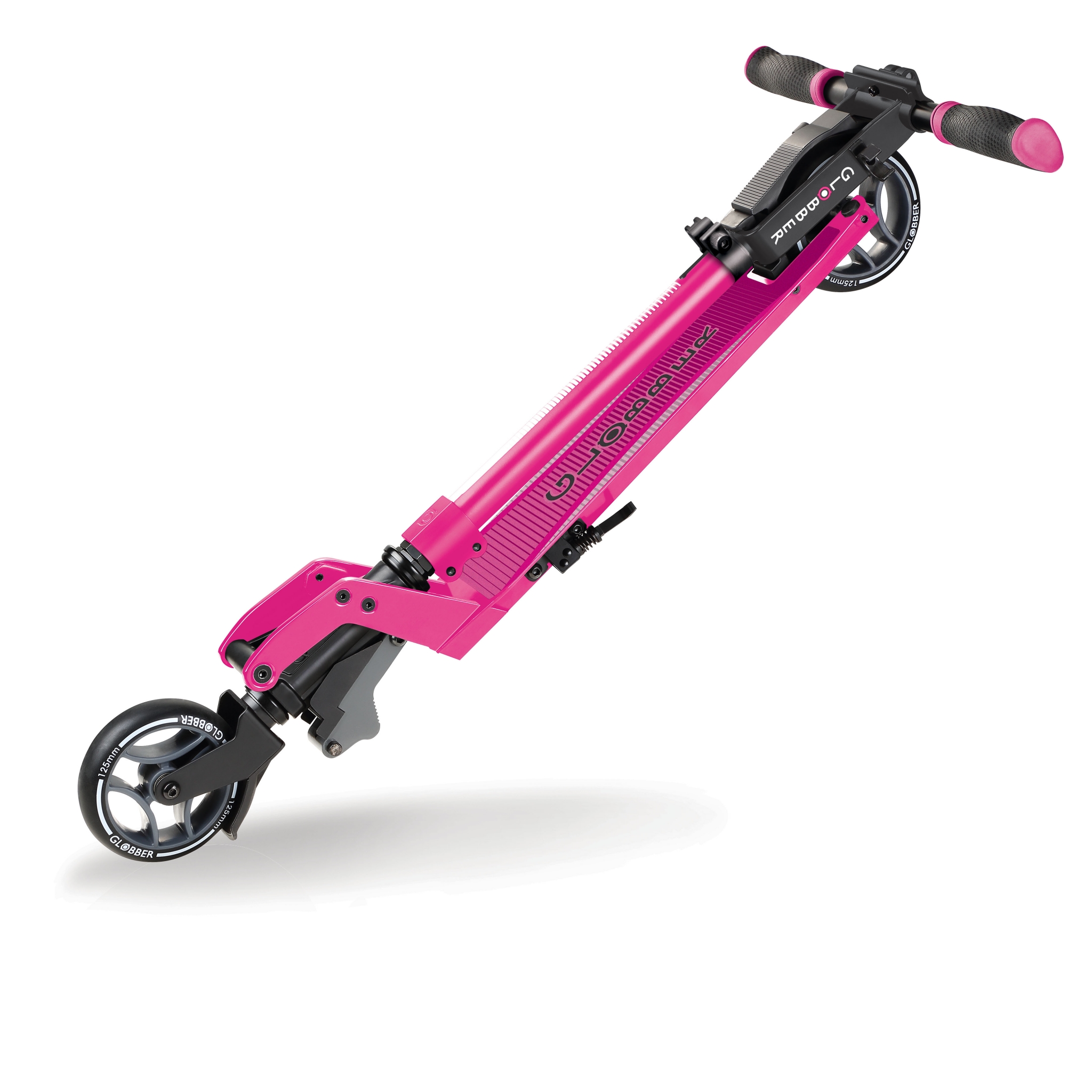 ONE-K-125-2-wheel-teen-scooter-with-1-second-patented-kick-and-fold-collapsing-system_neon-pink 2