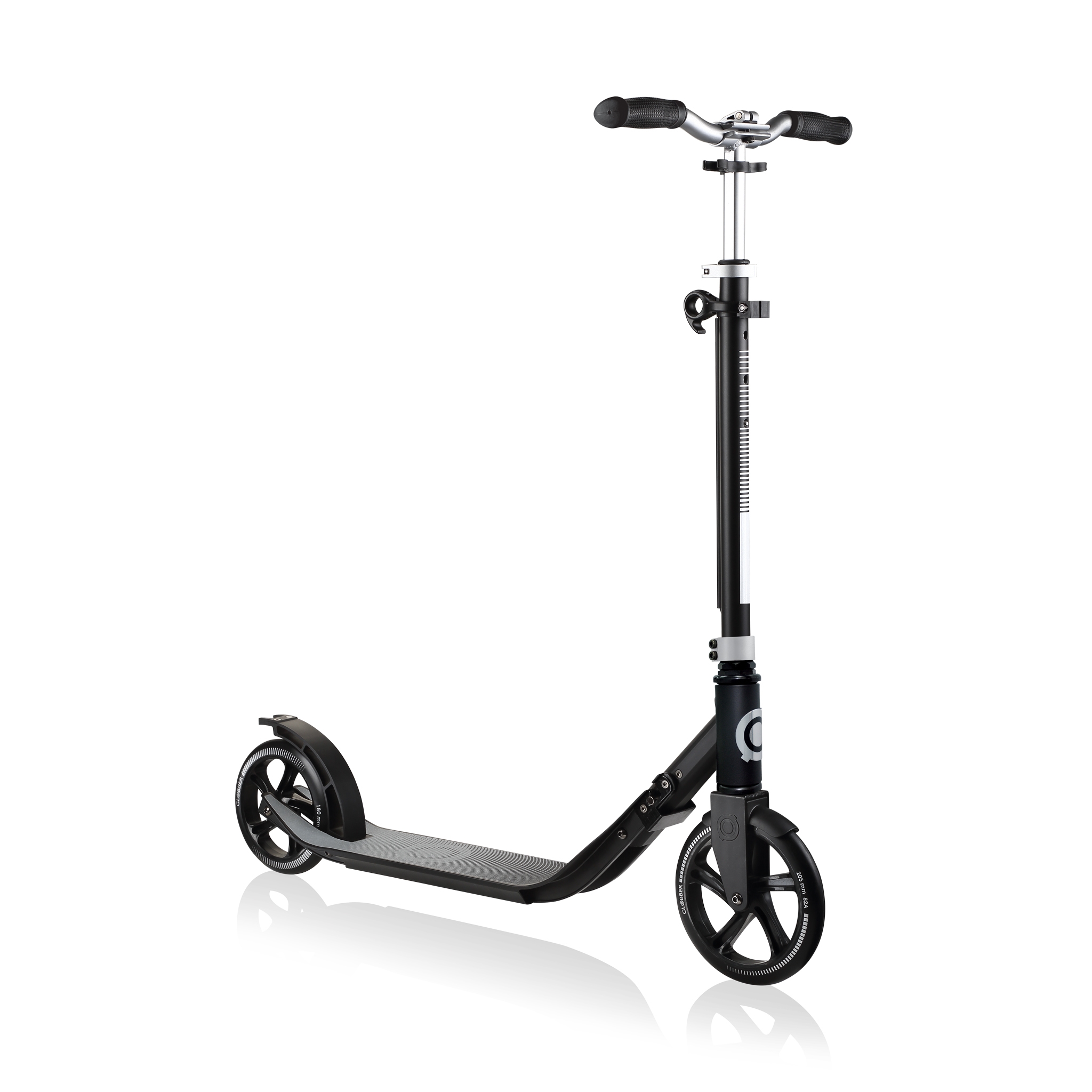 Globber-ONE-NL-205-180-DUO-2-wheel-adjustable-scooter-for-adults-lead-grey 0